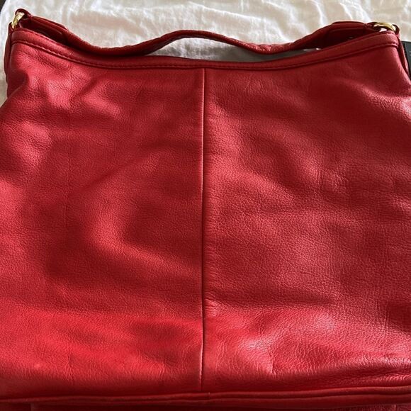 Marc Jacobs Red Safron hobo Bag EUC - Picture 12 of 14